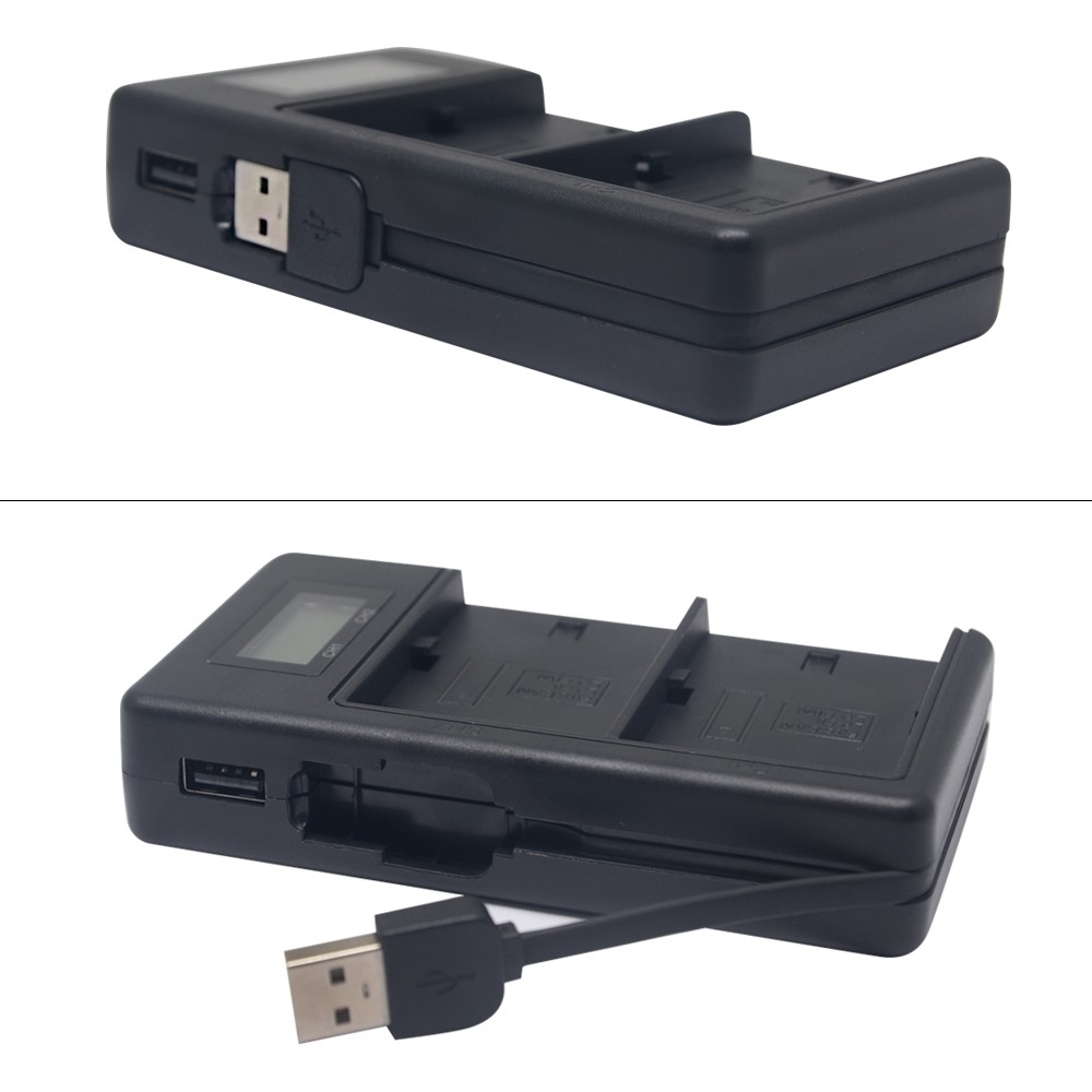 MCOPlus Duocharger USB Canon LP-E6