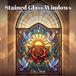 Stained Glass Windows: Bold and Easy Coloring Book for Adults
