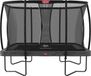 BERG Champion Regular 330 Trampoline Op Poten - Rechthoekig - Safety Net Deluxe - Airflow Pro Springdoek - TwinSpring - Grijs