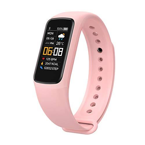 QQBL Smart Armband voor Android IOS, Waterdichte Smart Fitness Polsband met stappenteller, Activiteit Tracking horloge met hartslagmeter, calorieteller, stappenteller horloge voor mannen, vrouwen en v