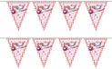 Folat Geboorte Vlaggen Slinger - Roze - 2 Stuks - 6 Meter