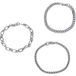 Black Premium by EMP Armband Set - Basic - zilverkleurig
