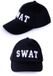 Merkloos Politie SWAT baseball cap pet - Zwart - Katoen - Unisex - Volwassenen