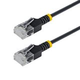 StarTech.com 3m Cat6a Ultra Dunne Netwerkkabel, Zwart, UTP, 34AWG, 500MHz