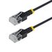 StarTech.com 30cm Ultra Dunne Cat6a Netwerkkabel, Zwart, UTP, 34AWG Koper