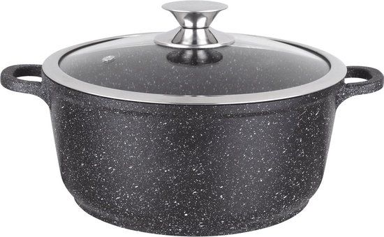 Amberg - Kookpan / Braadpan - Ø 28 cm - Inductie - Zwart