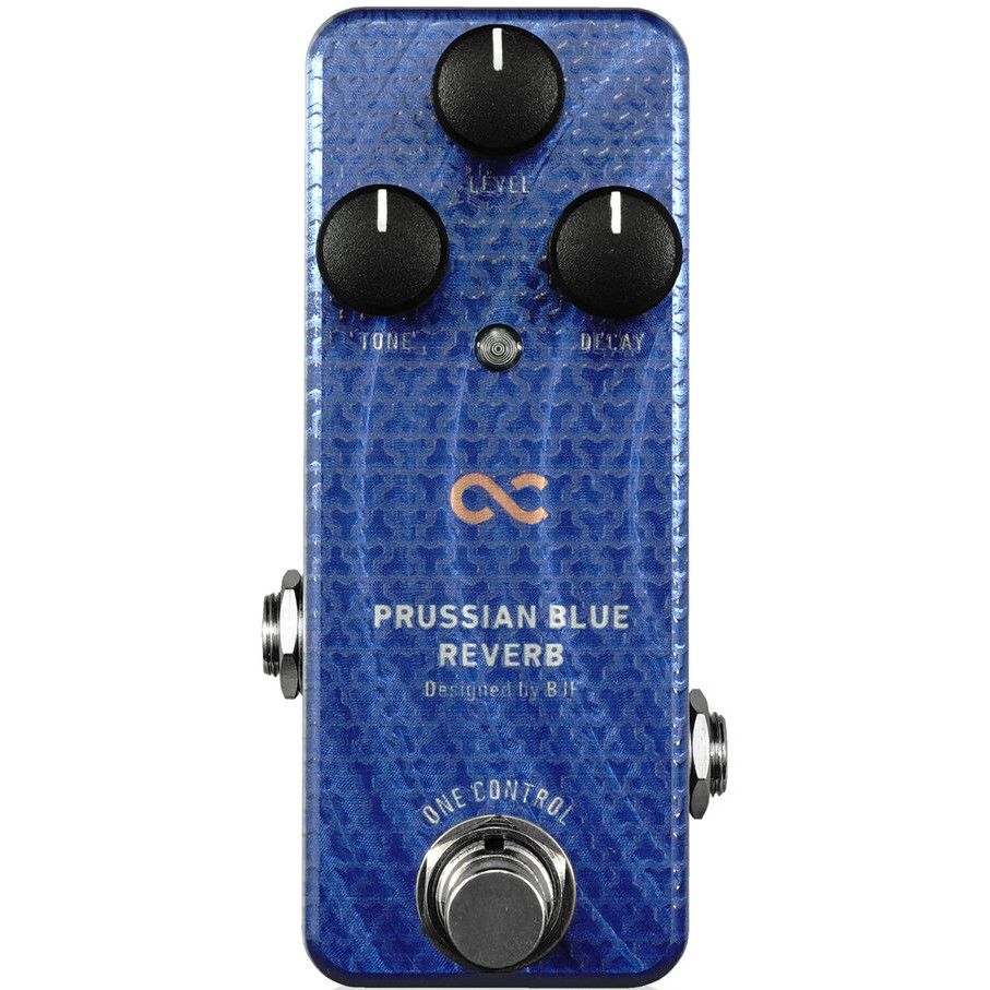 One Control Prussian Blue Reverb Effect Pedal