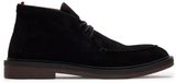 Manfield - Heren - Zwarte suède desertboots - Maat 40