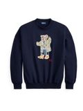 Polo Ralph Lauren Sweatshirt bleu marine / marron / vert pastel / blanc