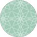 Bonateks Ronde digitaal bedrukte muismat, antislip onderkant, voor kantoor en thuis, diameter: 22 cm