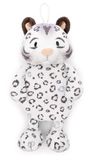 62447 NICI 62447 Warmwaterkruik sneeuwluipaard Eleni Snowbell, 300 ml, 34 cm, wit