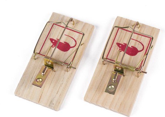 Heble® 2x Old Cheese Muizenvallen - Pestcontrol - Classic Muizenval - van Heble®