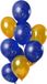 Folat Ballonnen Elegant True Blue 25 jaar 30 cm - 12 stuks