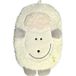 Bouteille d'eau chaude avec housse en peluche mouton - blanc - 0,8 litre - peluche douce