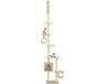 vidaXL Kattenkrabpaal met sisal krabpalen 260 cm beige