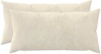 vidaXL Kussensloop Crèmekleurig 40 x 80 cm (2 stuks)