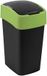 Curver Flip Bin Serie - Vuilnisbak - 45L - Zwart/Groen
