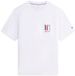 Tommy Hilfiger Icon Interlock Embos T-shirt White Heren XXL