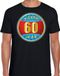 Bellatio Decorations 60e verjaardag cadeau t-shirt hoera 60 jaar zwart voor heren - verjaardagscadeau shirt XL