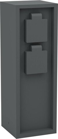 EGLO Park5 Stopcontact Zuil Buiten - 30 cm - Antraciet - Met Dimfunctie