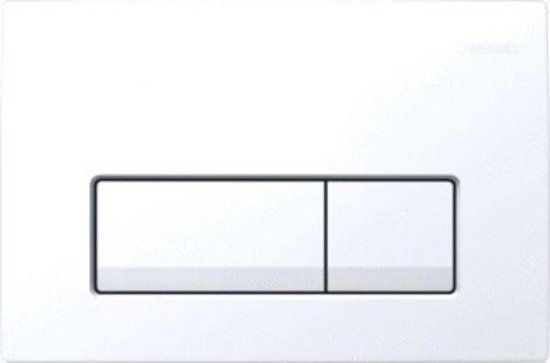 Geberit Delta 51 bedieningsplaat wit 115105111