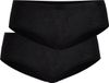 CALIDA - Dames - Slips - Katoen/Elastaan - Zwart - Maat M