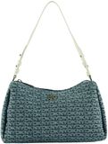 DKNY Remy Top Zip Shoulder Bag Denim blauwgrijs