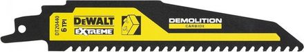DeWalt Lame de scie sabre carbure | 152x4,2 mm | bois avec clous - DT20440-QZ