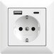2USB InCharge PRO 55 EU 15W 3,0A - Glossy White