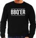 Bellatio Decorations BBQ-ER bbq - barbecue - cadeau - sweater - trui - zwart - voor heren - verjaardag - vaderdag kado XXL