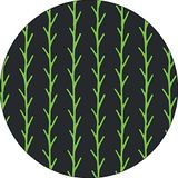 Bonateks Ronde digitaal bedrukte muismat, antislip onderkant, voor kantoor en thuis, diameter: 22 cm