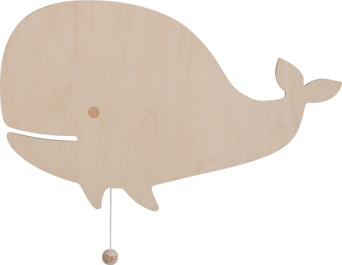 Baby's Only Wandlamp walvis Wonder - Bruin