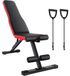 Halterbank pliable pour l'entraînement de force - banc d'haltères réglable - dossier à 7 positions - utilisable pour le fitness à domicile et l'entraînement de tout le corps - capacité de charge de 300 kg - noir