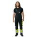 Mascot Safe Supreme Amerikaanse overall met kniezakken 15669-860 - Zwart/hi-vis geel - C62 - 82
