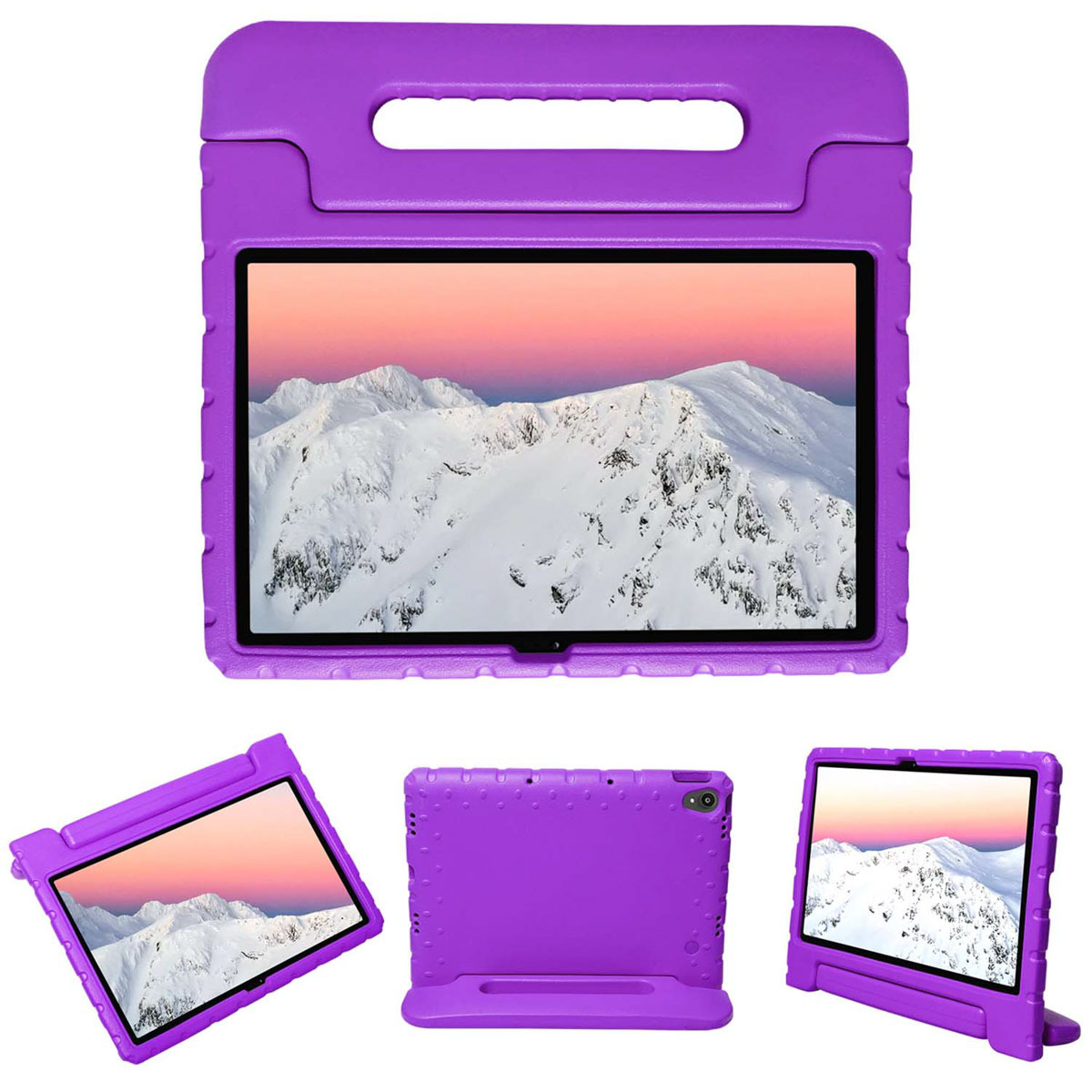 imoshion Kidsproof Backcover met handvat Lenovo Tab P11 tablethoes - Paars