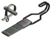 Perel Elastische spanriem met haak, voor fiets, motorfiets, auto, dekzeil, tent, rubber, robuust, 1200 x 25 mm