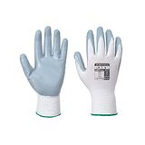 Portwest Flexo-Grip Nitril Handschoen - Grijs/wit - XXL