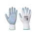 Portwest A319 Flexo-Grip Nitril Handschoen, Grootte L, Grijs/Wit