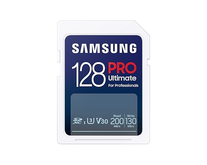 Samsung 128GB SDXC UHS-I Memory Card - 200MB/s Read Speed
