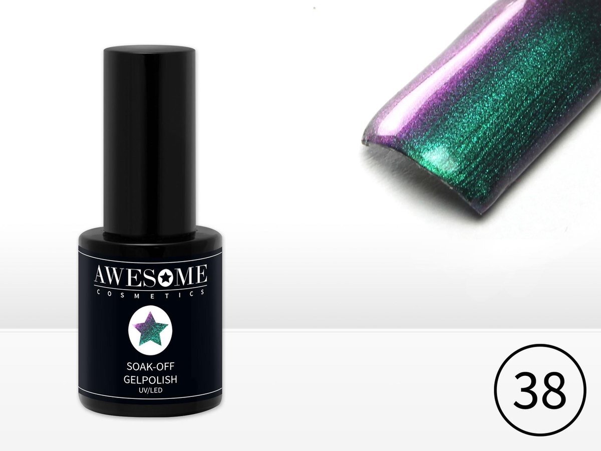 Awesome #38 Kameleon Gelpolish - Gellak - Gel nagellak - UV & LED