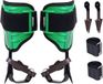 Bol Piquets d'élagage, Crampons d'escalade en acier allié, Capacité de 350 livres, Équipement d'élagage avec sangles et protection de crampons pour la chasse, la cueillette de fruits, Vert