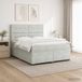 Maison Exclusive - Lit boxspring avec matelas velours gris clair 140 x 190 cm
