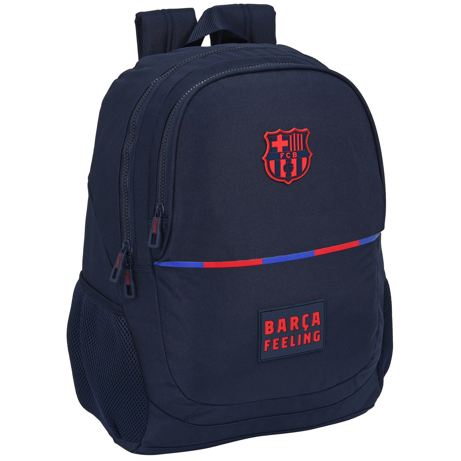 FC Barcelona rugzak - feeling - blauw - 44 x 32 x 16 cm - polyester