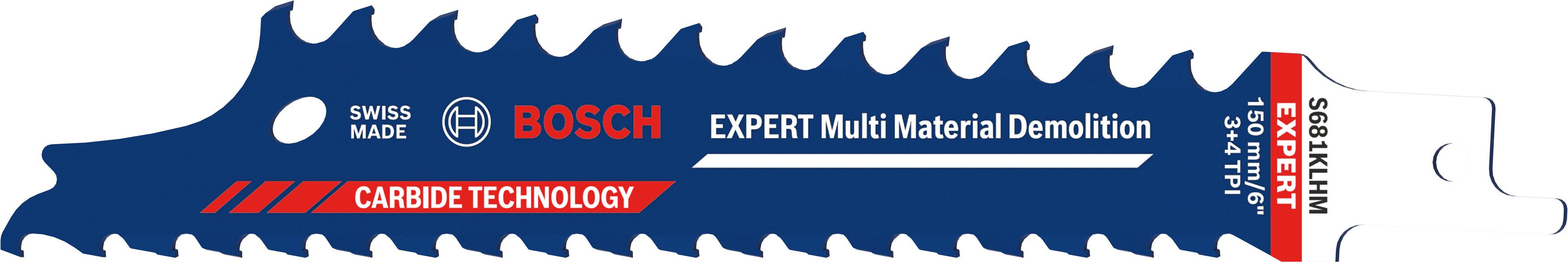 Bosch Accessoires EXPERT Multi Material Demolition-Zaagblad S681KLHM | 10 stuks