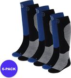 morethansocks Apollo (Sports) Skisokken Kind Unisex Multi Blauw 23/26 6-Pack