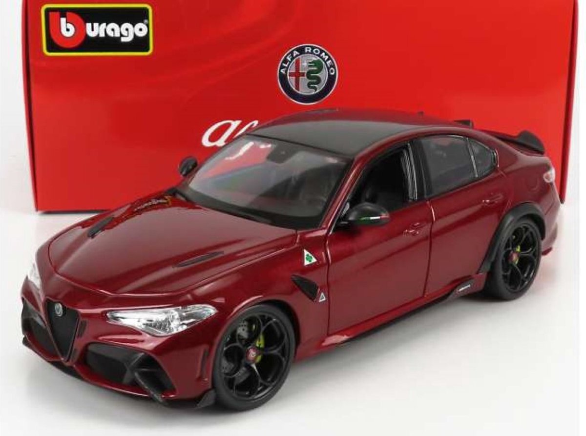 Bburago Alfa Romeo Giulia GTA 2020 Donker Rood 1:18