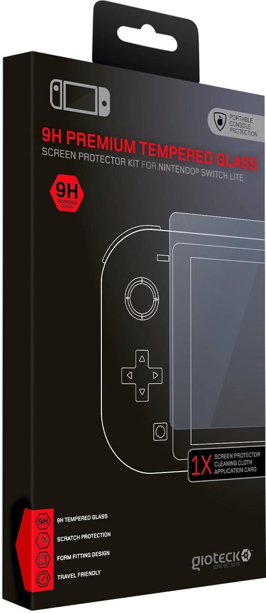 Gioteck 9H gehard glas scherm beschermer voor Nintendo Switch Lite Nintendo Switch