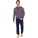 Pastunette Northern Nights Pyjama Katoen Lange Mouw Blauw Printopdruk 3XL