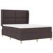 vidaXL Boxspringbed met matras, donkerbruin, 200 x 160 cm, gestoffeerd