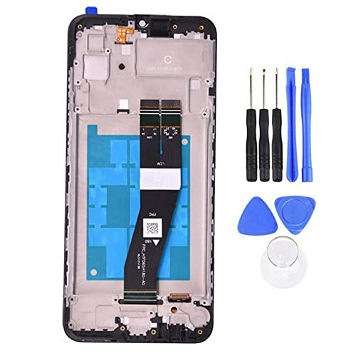 Roadoor Lcd scherm Goede Hardheid Perfecte Montage Lichtgewicht AMOLED LCD Touchscreen Digitizer Vergadering Kit compatibel met Galaxy A03 A035 met Frame